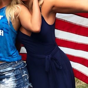 Tie Front Maxi Dress